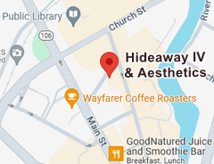 Small map of Hideaway IV & Aesthetics location